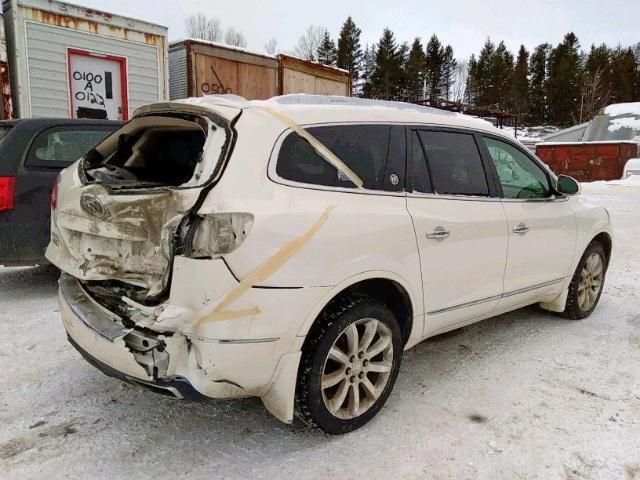 5GAKVCKD7FJ224561 - 2015 BUICK ENCLAVE WHITE photo 4