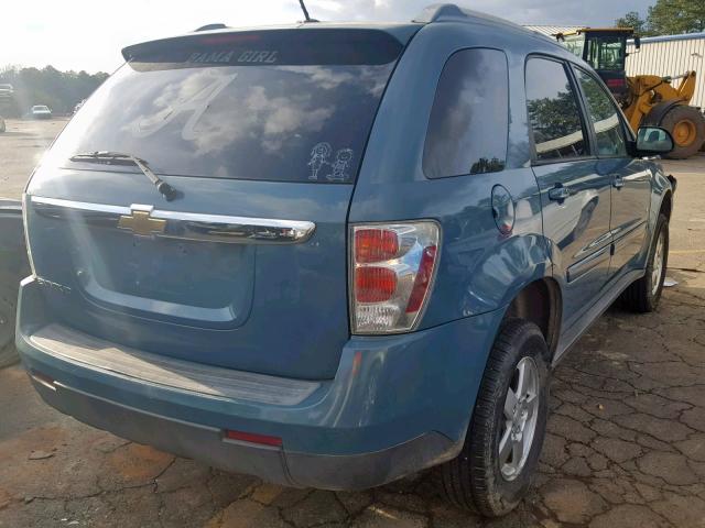 2CNDL33F186008990 - 2008 CHEVROLET EQUINOX LT TURQUOISE photo 4