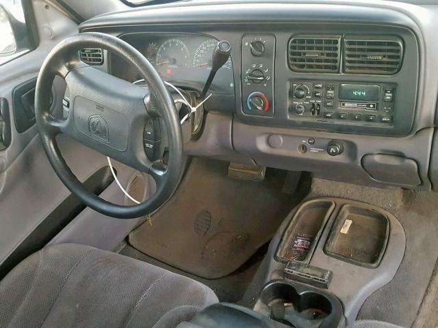 1B7GL22N4YS656602 - 2000 DODGE DAKOTA WHITE photo 9