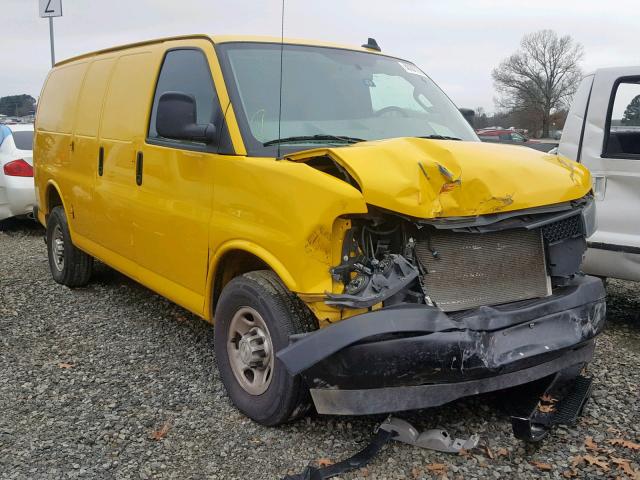 1GCWGAFP9J1231457 - 2018 CHEVROLET EXPRESS G2 YELLOW photo 1