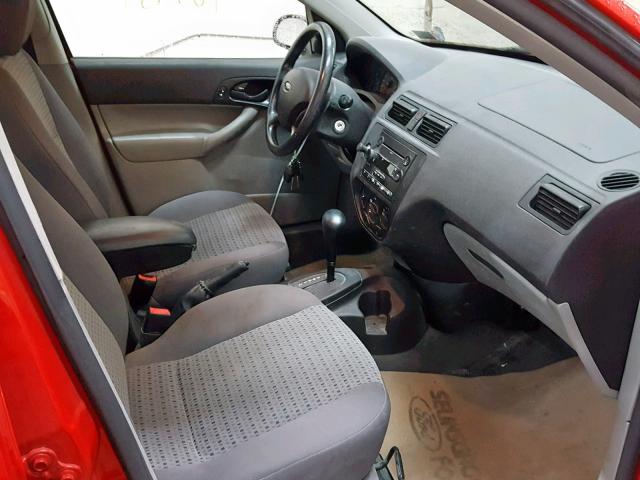 1FAFP34N76W163639 - 2006 FORD FOCUS ZX4 RED photo 5