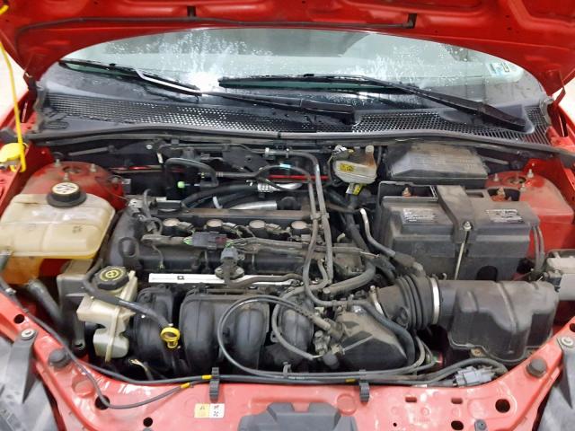 1FAFP34N76W163639 - 2006 FORD FOCUS ZX4 RED photo 7