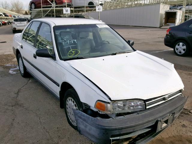 JHMCB7642NC053877 - 1992 HONDA ACCORD DX WHITE photo 1