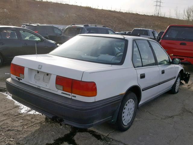 JHMCB7642NC053877 - 1992 HONDA ACCORD DX WHITE photo 4