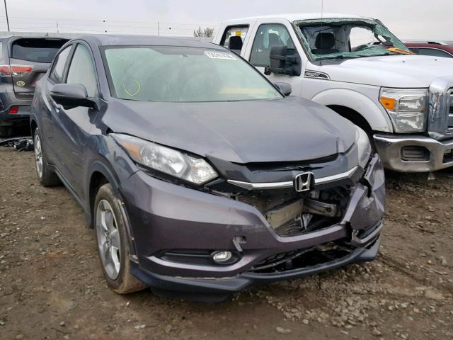 3CZRU5H53GM736084 - 2016 HONDA HR-V EX GRAY photo 1