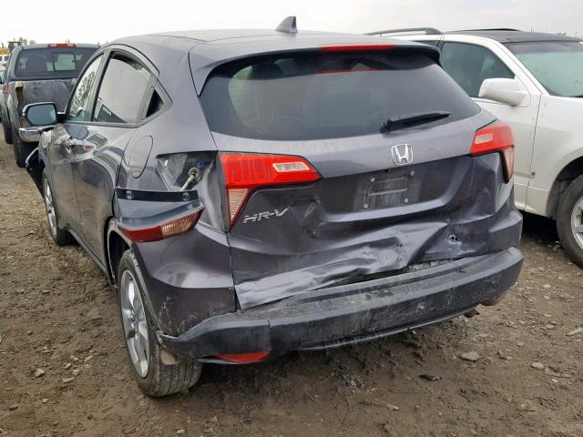 3CZRU5H53GM736084 - 2016 HONDA HR-V EX GRAY photo 3