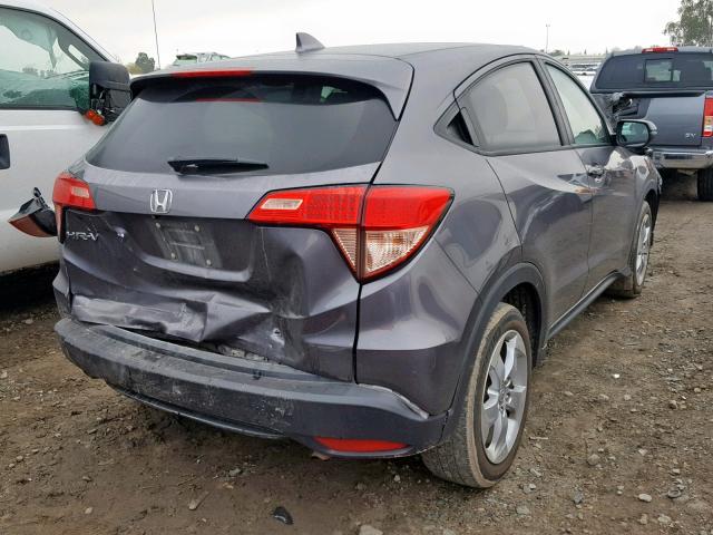 3CZRU5H53GM736084 - 2016 HONDA HR-V EX GRAY photo 4