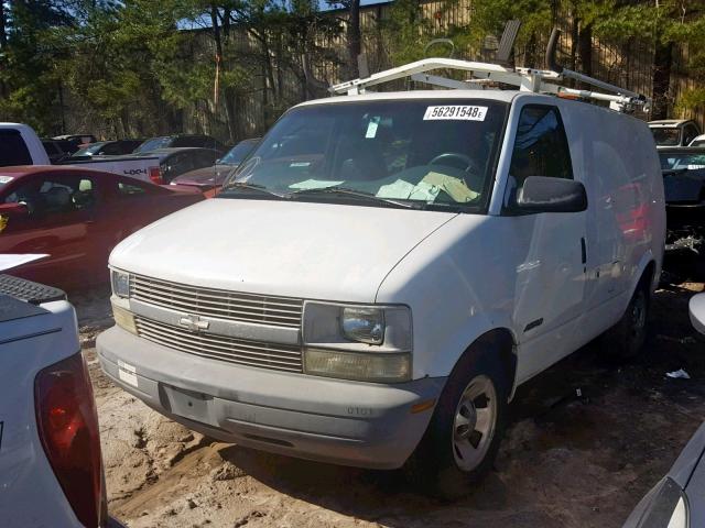 1GCDM19W41B141534 - 2001 CHEVROLET ASTRO WHITE photo 2