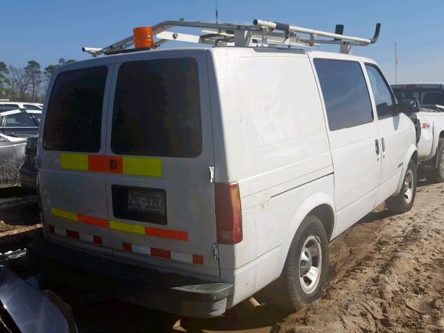 1GCDM19W41B141534 - 2001 CHEVROLET ASTRO WHITE photo 4