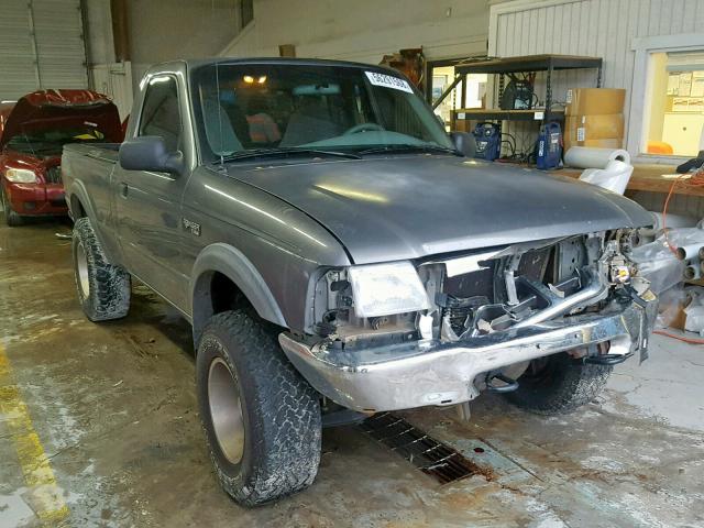 1FTYR11X8YPB56414 - 2000 FORD RANGER GRAY photo 1