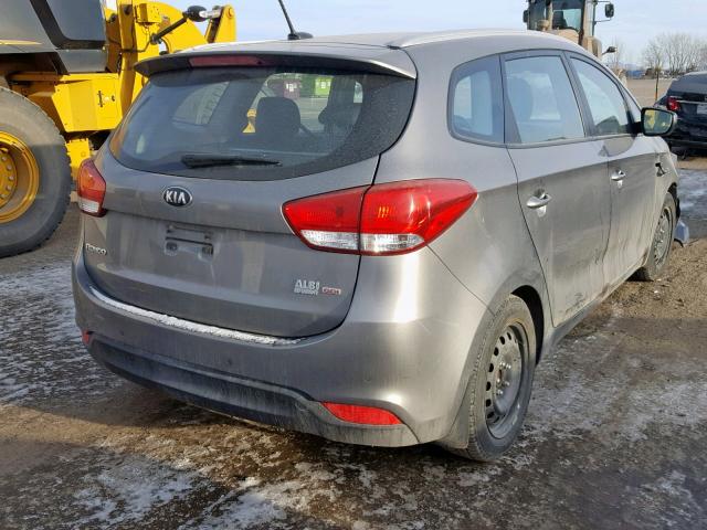 KNAHT8A37E7057129 - 2014 KIA RONDO GRAY photo 4