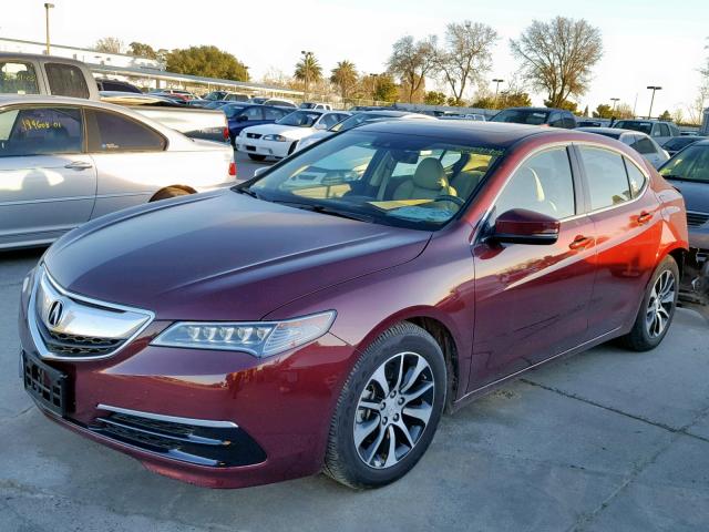 19UUB1F52FA024566 - 2015 ACURA TLX TECH RED photo 2