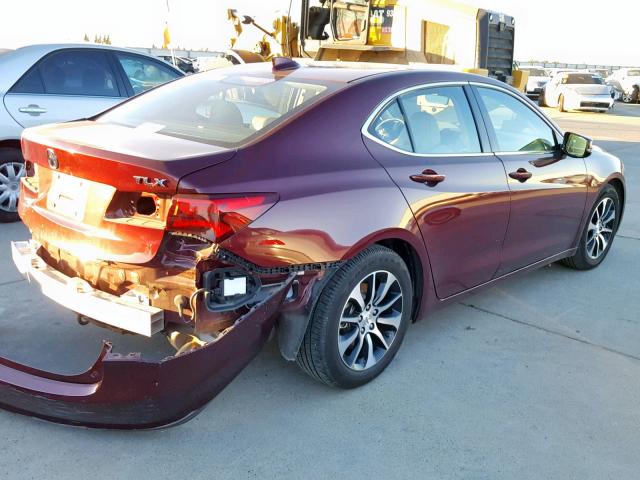 19UUB1F52FA024566 - 2015 ACURA TLX TECH RED photo 4