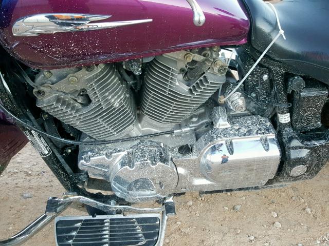 1HFSC52025A208303 - 2005 HONDA VT1300 S PURPLE photo 7