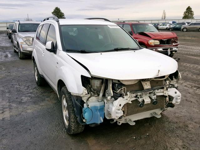 JA4MT31X48Z014779 - 2008 MITSUBISHI OUTLANDER WHITE photo 1