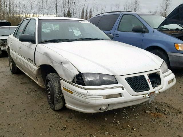 1G2NE5438NM048584 - 1992 PONTIAC GRAND AM S WHITE photo 1