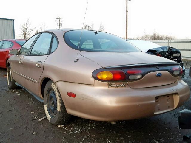 1FALP52U3VG285965 - 1997 FORD TAURUS GL ORANGE photo 3