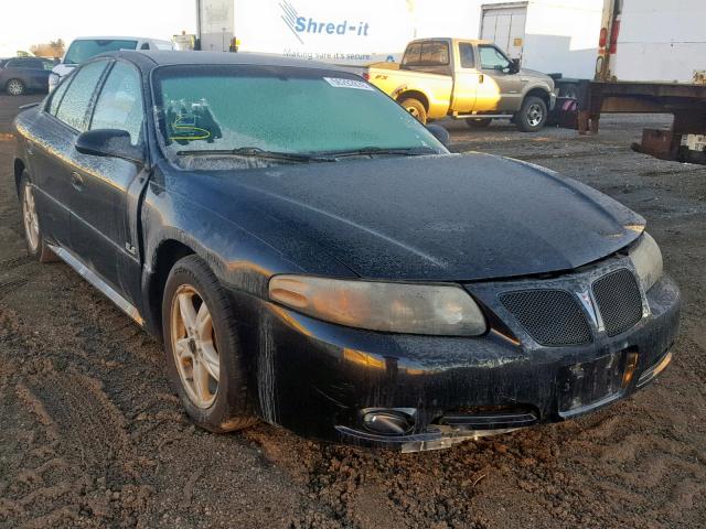 1G2HY52K75U173607 - 2005 PONTIAC BONNEVILLE BLACK photo 1