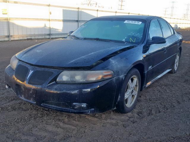 1G2HY52K75U173607 - 2005 PONTIAC BONNEVILLE BLACK photo 2