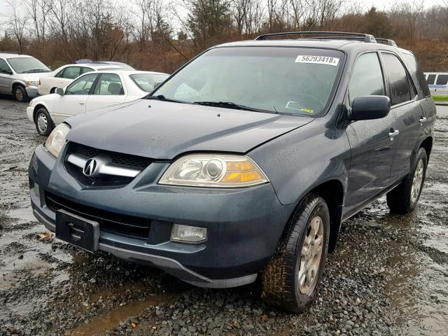 2HNYD189X5H524284 - 2005 ACURA MDX TOURIN BLUE photo 2