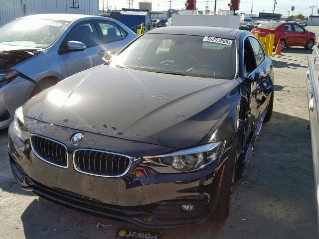 WBA4J1C59JBM10293 - 2018 BMW 430I GRAN BLACK photo 2