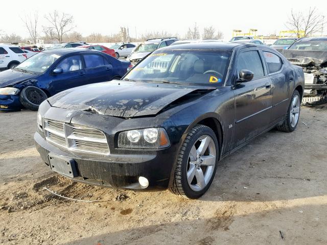 2B3CA9CV9AH291537 - 2010 DODGE CHARGER RA BLACK photo 2