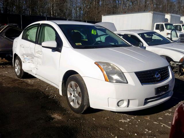 3N1AB61E28L677709 - 2008 NISSAN SENTRA 2.0 WHITE photo 1