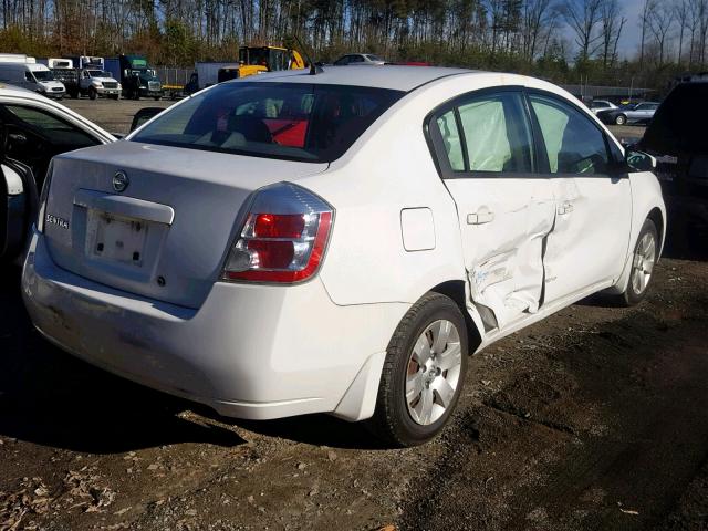 3N1AB61E28L677709 - 2008 NISSAN SENTRA 2.0 WHITE photo 4