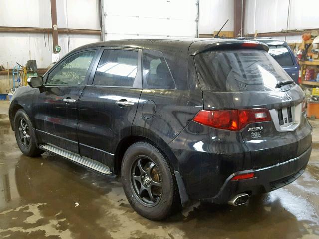 5J8TB1H24BA802097 - 2011 ACURA RDX BLACK photo 3