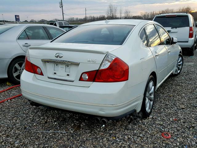 JNKBY01EX6M203568 - 2006 INFINITI M45 BASE CREAM photo 4