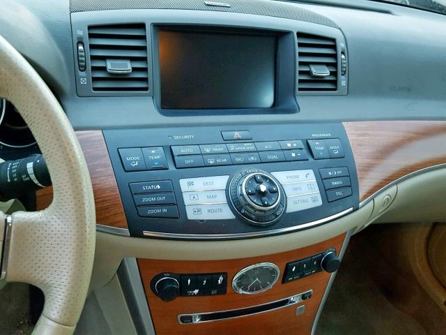 JNKBY01EX6M203568 - 2006 INFINITI M45 BASE CREAM photo 9