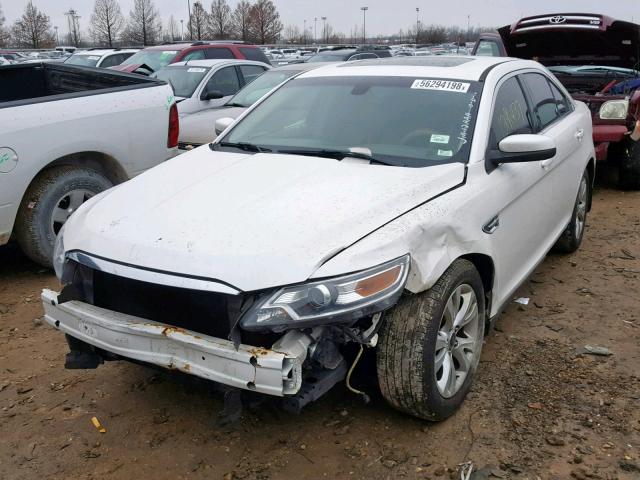 1FAHP2EW0CG104738 - 2012 FORD TAURUS SEL WHITE photo 2