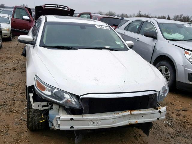 1FAHP2EW0CG104738 - 2012 FORD TAURUS SEL WHITE photo 9