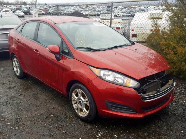 3FADP4BJ3EM130861 - 2014 FORD FIESTA SE RED photo 1