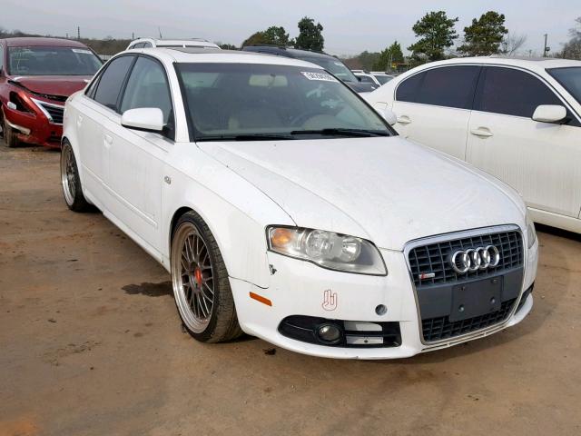 WAUAF78E78A167583 - 2008 AUDI A4 2.0T WHITE photo 1