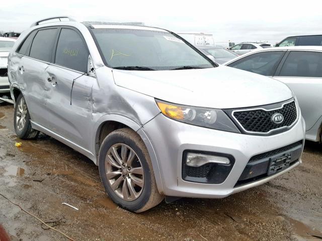 5XYKW4A29CG217253 - 2012 KIA SORENTO SX SILVER photo 1