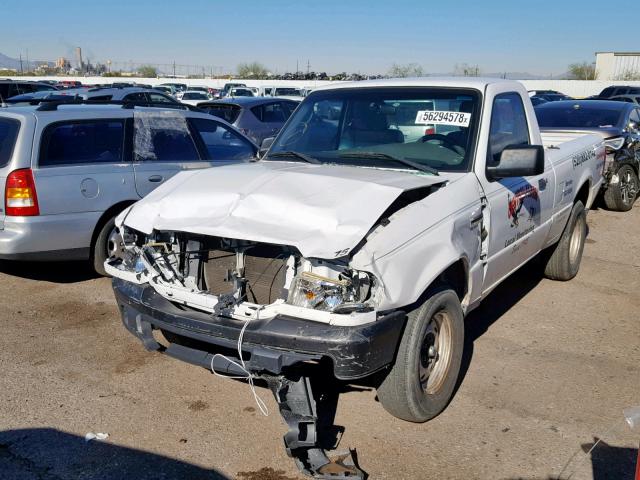 1FTKR1AD1BPB02438 - 2011 FORD RANGER WHITE photo 2