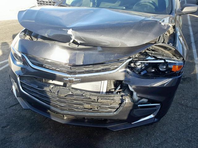 1G1ZB5ST9HF135811 - 2017 CHEVROLET MALIBU LS BLACK photo 9