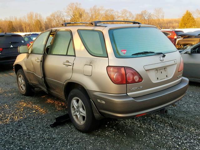 JT6GF10U2Y0045420 - 2000 LEXUS RX 300 GOLD photo 3