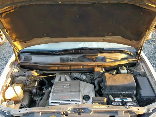 JT6GF10U2Y0045420 - 2000 LEXUS RX 300 GOLD photo 7