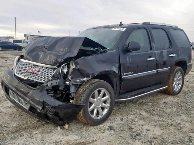 1GKFK63827J360016 - 2007 GMC YUKON DENA BLACK photo 2