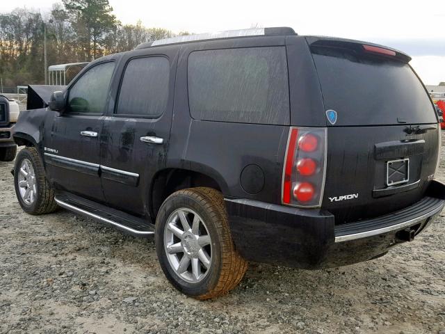 1GKFK63827J360016 - 2007 GMC YUKON DENA BLACK photo 3