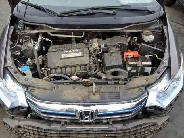 JHMZE2H75ES001242 - 2014 HONDA INSIGHT EX GRAY photo 7