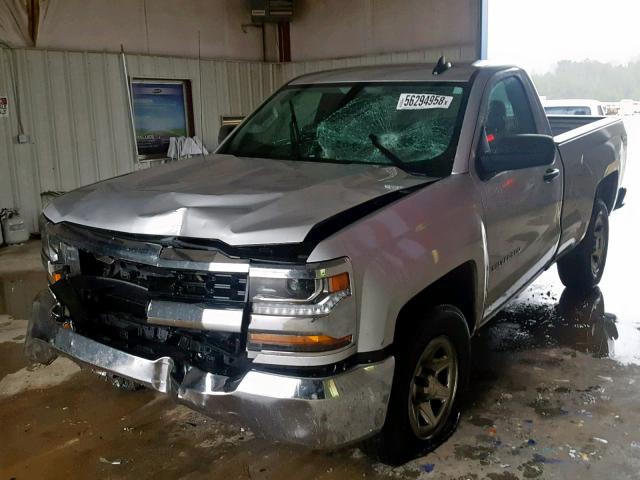 1GCNCNEH6GZ297869 - 2016 CHEVROLET SILVERADO SILVER photo 2