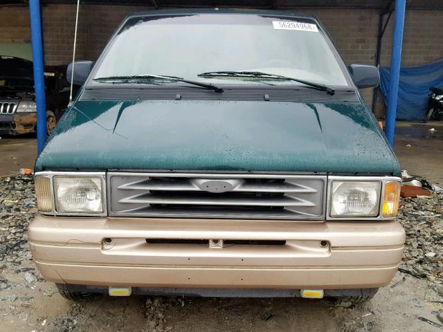 1FMDA41X8SZA77856 - 1995 FORD AEROSTAR GREEN photo 7