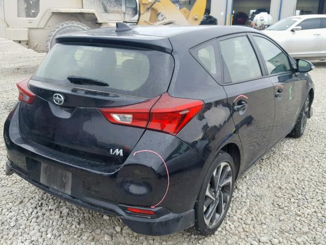 JTNKARJE7GJ505702 - 2016 TOYOTA SCION IM BLACK photo 4