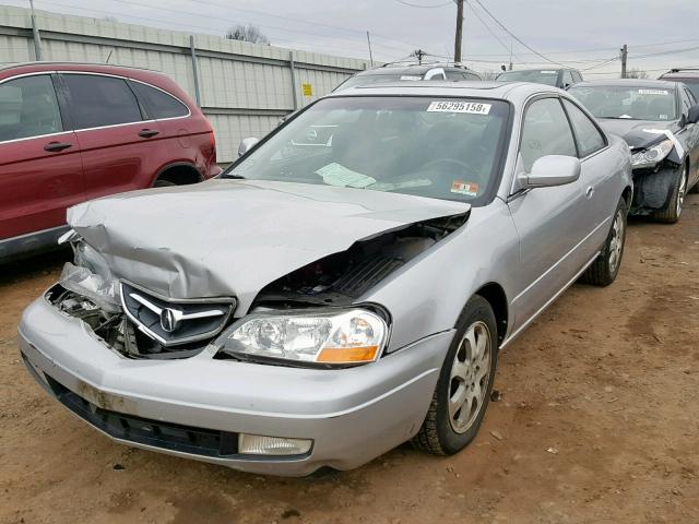 19UYA42482A005713 - 2002 ACURA 3.2CL SILVER photo 2