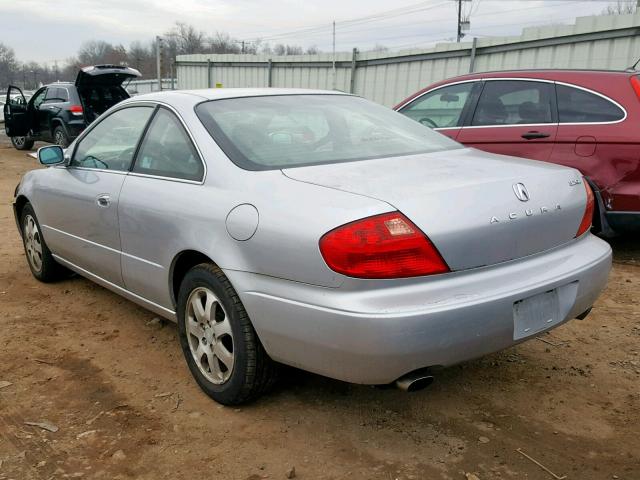 19UYA42482A005713 - 2002 ACURA 3.2CL SILVER photo 3