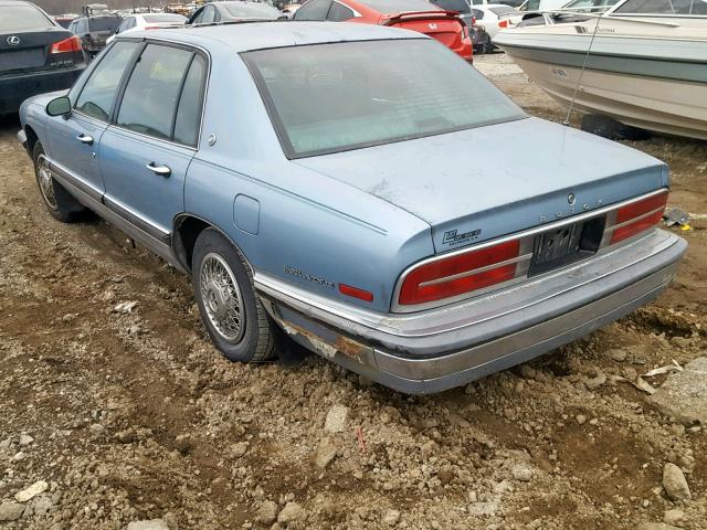 1G4CW53L9M1625152 - 1991 BUICK PARK AVENU BLUE photo 3