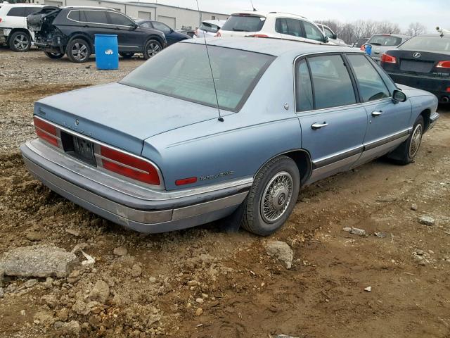 1G4CW53L9M1625152 - 1991 BUICK PARK AVENU BLUE photo 4